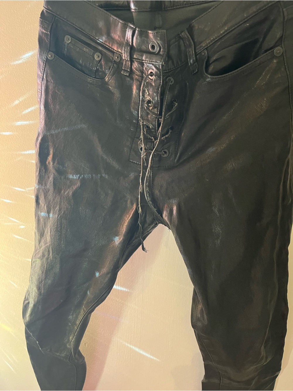 rag & bone leather pants - Picture 4 of 7